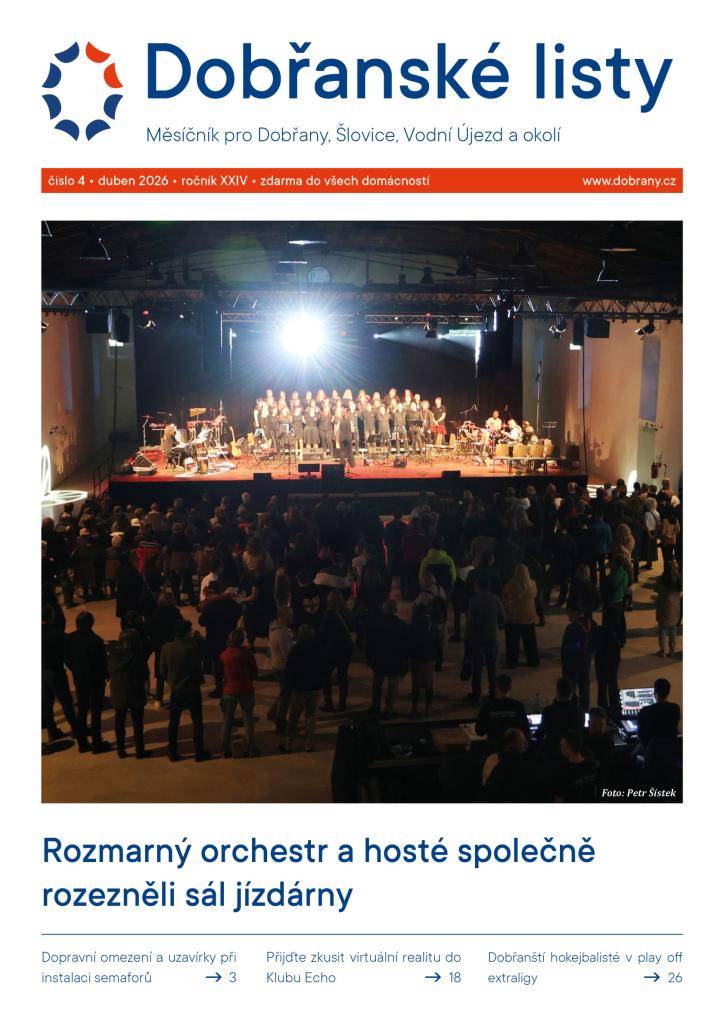 Přečtěte si aktuální číslo Dobřanských listů.