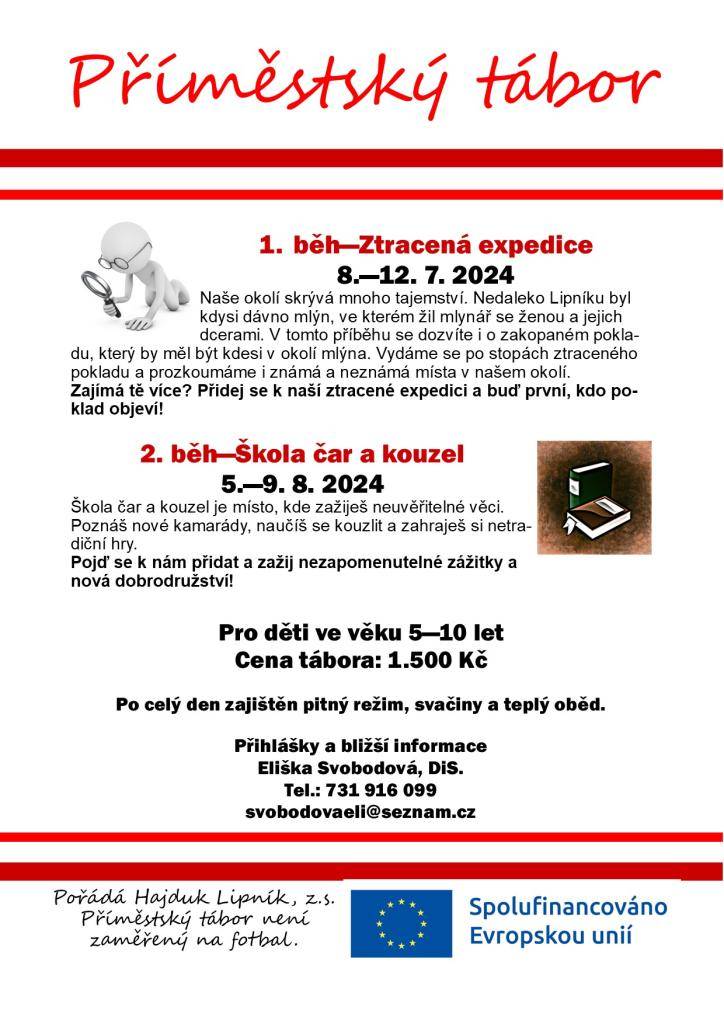 Hajduk Lipník poprvé pořádá příměstské tábory