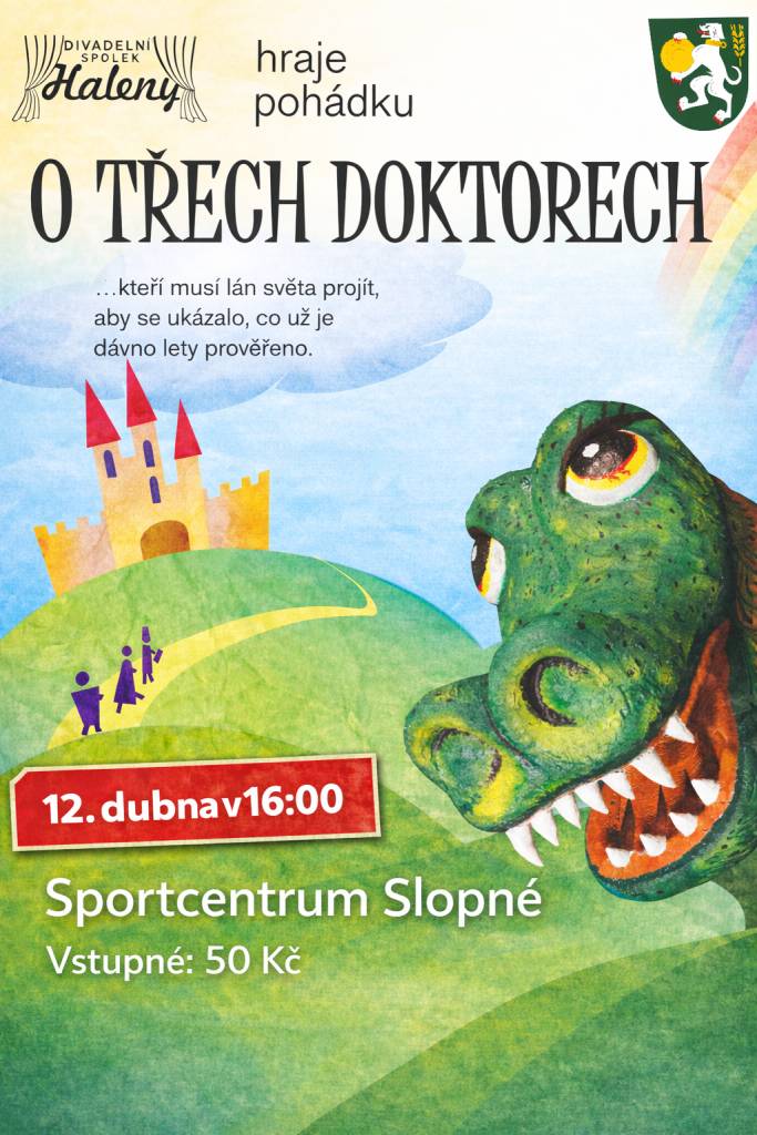 Srdečně vás zveme na pohádku o třech doktorech. Tento příběh vás provede cestou, na které se ukáže, co všechno je v životě důležité a cenné.