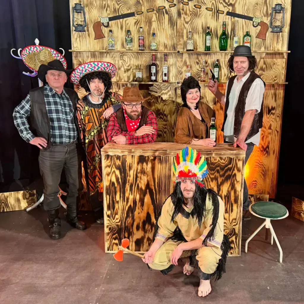 Přijďte na slavnostní předpremiéru nové divadelní hry domácího souboru Berani, která se uskuteční v pátek 22.5.2026 od 19:00 v Kulturním domě v Těškovicích.