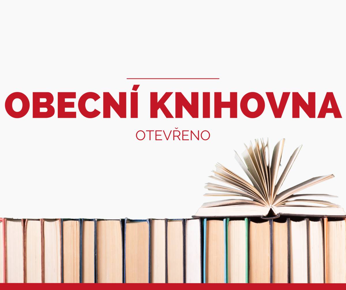 Kdy: STŘEDA A ČTVRTEK 14:00 - 19:00  Kde: Obecní knihovna Čejkovice