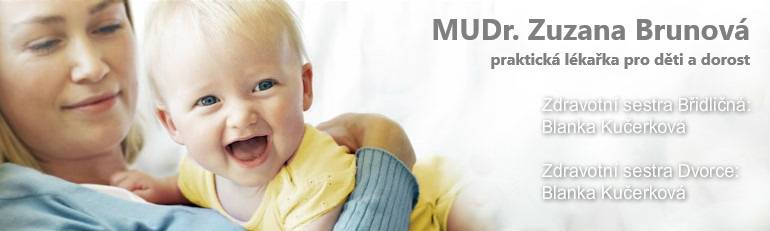 MUDr. Zuzana Brunová - změny ordinační doby v měsíci dubnu 2026.  Podrobnosti v letáku.