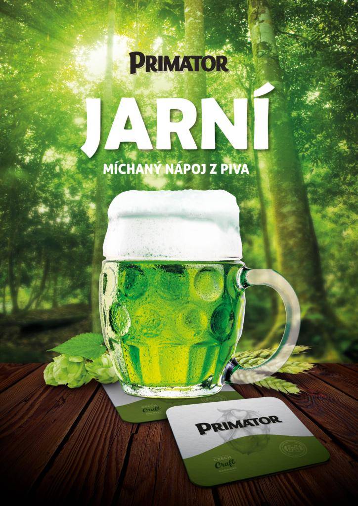 Jarní pivo v obecní restauraci