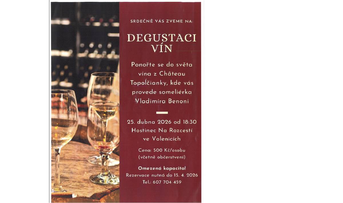 25.dubna.2026 od 18:30 hodi