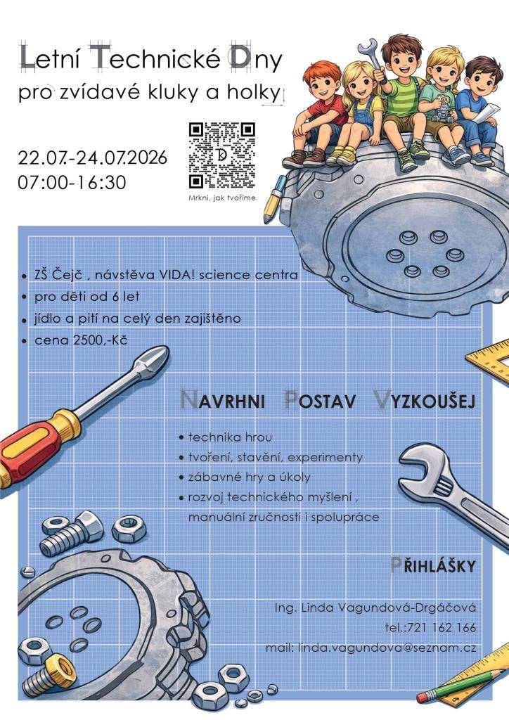 Kdy: 22.7.2026 - 24.7.2026 7:00 - 16:30