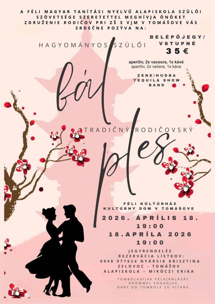 usporiadateľ: Združenie rodičov pri ZŠ s VJM v Tomášove