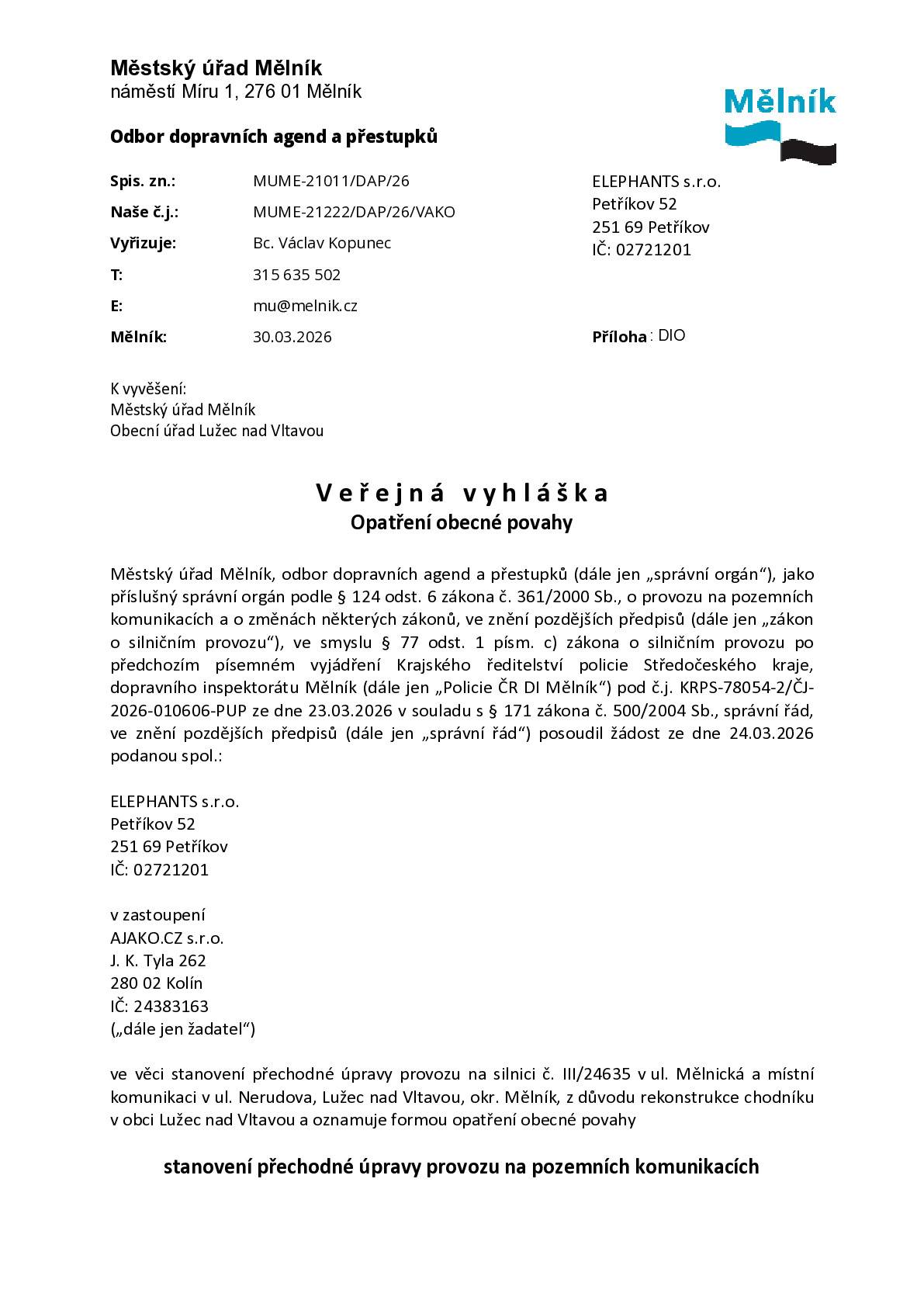 Opatření obecné povahy