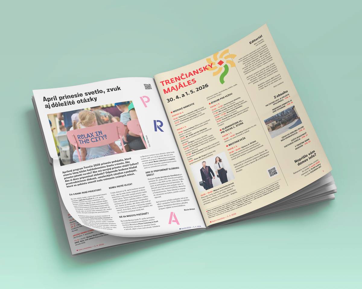 Počas týchto dní sa do schránok obyvateľov mesta Trenčín dostáva najnovšie vydanie mestských informačných novín. Aprílové INFO TRENČÍN prináša Light Art Festival, návrat Splanekoru, rozhovory, zmeny v meste, kultúru, šport a množstvo praktických informácií. Aprílové vydanie mestských novín je silnou kombináciou kultúry, diania v meste aj dôležitých spoločenských tém. Trenčín sa v apríli rozsvieti doslova [...]Čítať viac...