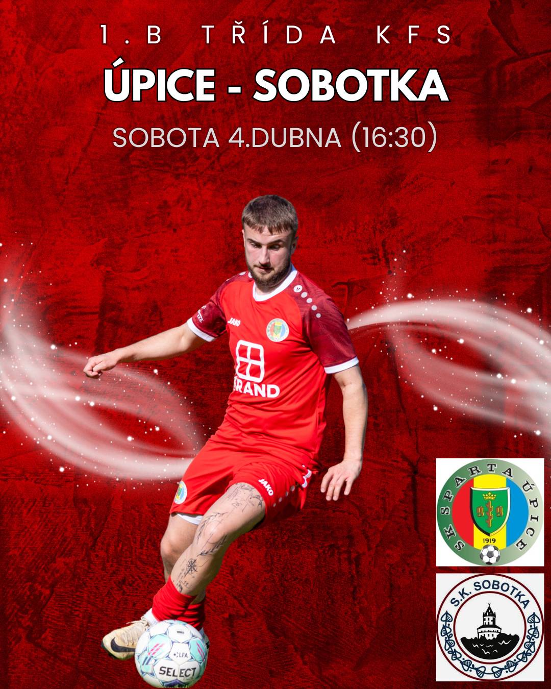 SOBOTA 4. 4. 2026 OD 16:30 HODIN se na Vás těší na Spartě.