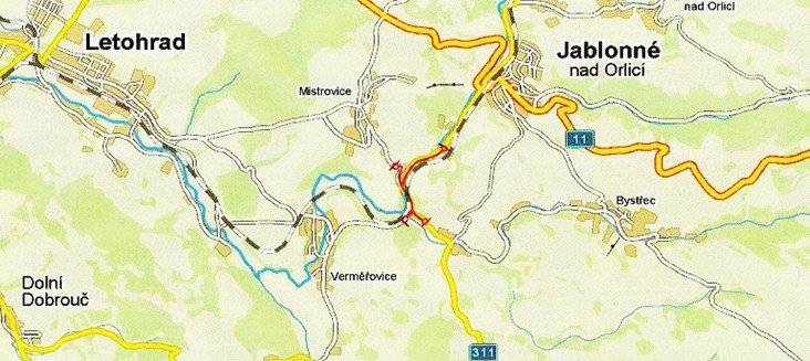Dne 9.4.2026, bude v lomu Jablonné, společnosti Heidelberg Materials CZ,a.s., v době od 10:10 do 11:10 hodin, proveden clonový odstřel č. 145JAB. V době odstřelu bude na dobu cca 20 minut provedena úplná uzavírka silnic II/311, II/3118 a II/3119. Prostor uzavírky silnic je vyznačen na připojené mapce.