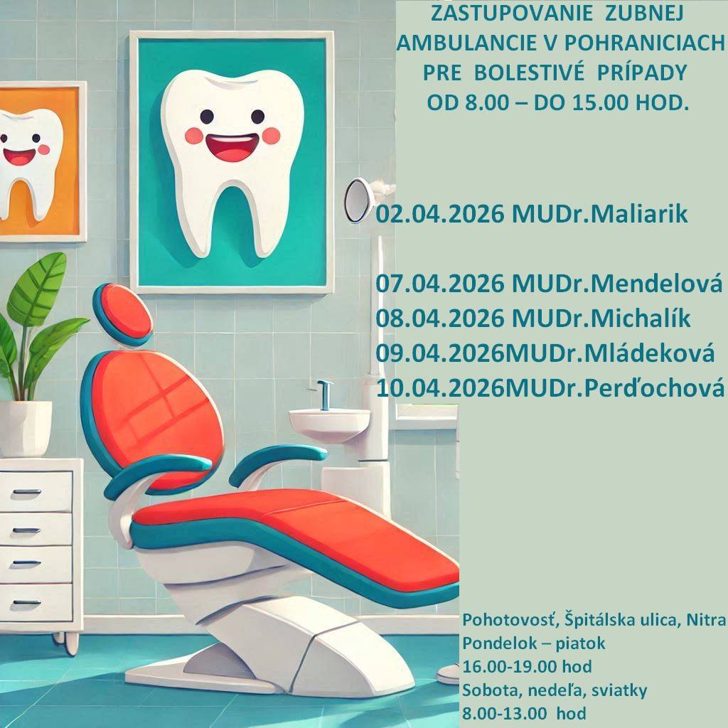 Zastupovanie zubnej ambulancie v Pohraniciach  Fogászati rendelő helyettesítése Pogrányba