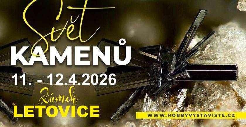 Prodejní výstava kamenů, minerálů a výrobků z nich.