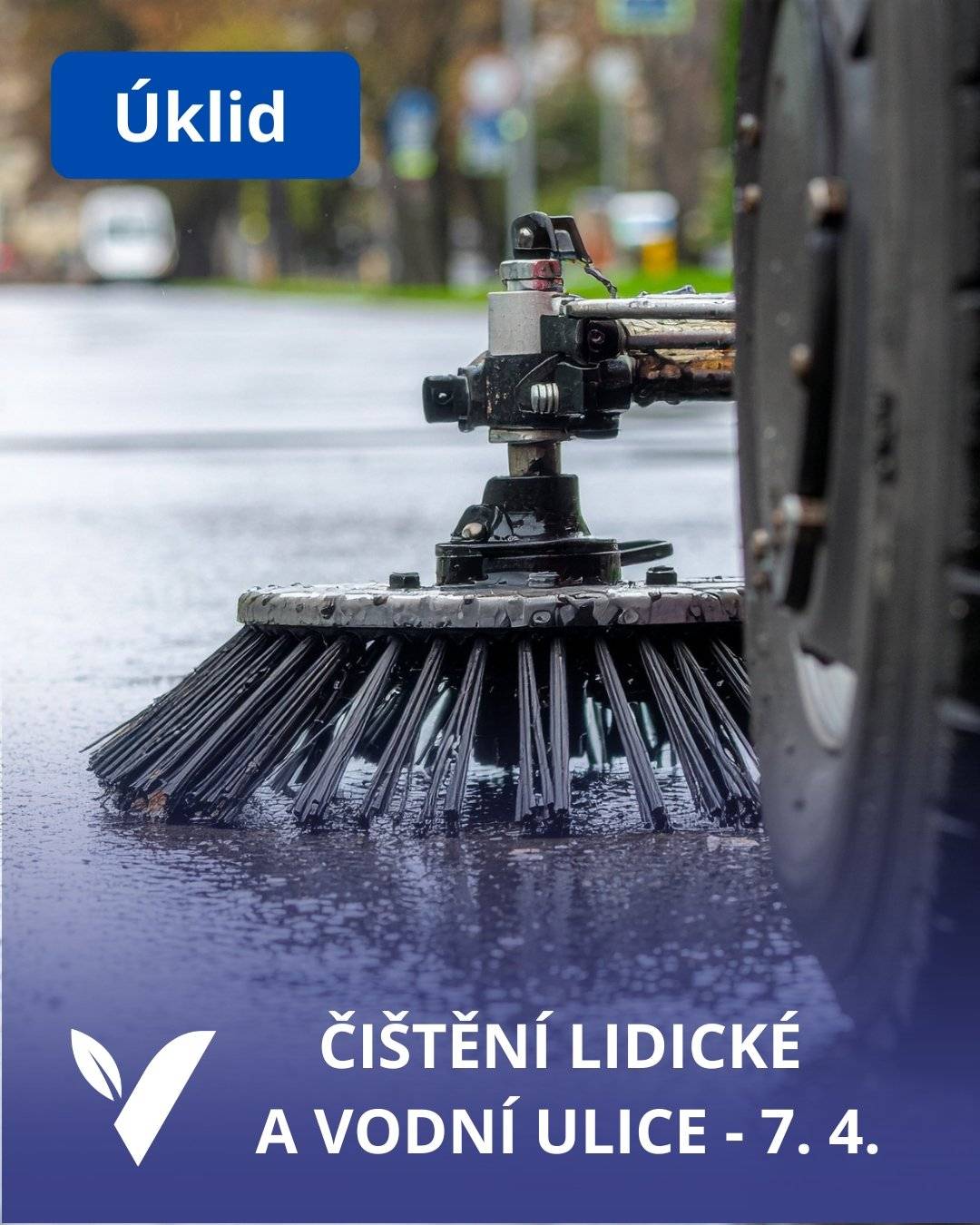 V úterý 7. dubna bude potřeba přeparkovat auta V úterý 7. 4. 2026 proběhne údržba komunikací a parkovišť. Prosíme o přeparkování vozidel mimo označené úseky. Kdy a kde: 06:00–08:00 • parkoviště Lidická (naproti ZUŠ) 07:00–10:00 • Vodní (úsek č. p. 639–640) • + přilehlé parkoviště ve Vodní Sledujte dopravní značení v místě. Neodstavená auta mohou být odtažena. Děkujeme za spolupráci.