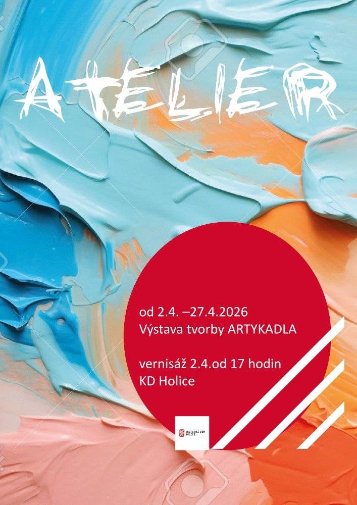 Vážení spoluobčané,   přinášíme vám přehled akcí, které nás čekají v Holicích a okolí na začátku dubna:     2. dubna – Holice – Výstava tvorby Artykadla – Artykadlo 5. dubna – Holice – Velikonoční trhy 7. dubna – Holice – Trénink paměti – Rodinné a vzdělávací centrum Holoubek Holice 8. dubna – Pardubice – Charitativní koncert 8. dubna – Veliny – Den otevřených dveří – MŠ Veliny 8. a 9. dubna – Veliny – Zápis dětí – MŠ Veliny 9. dubna – Holice – Orquestrina Baborák – Kulturní dům Holice