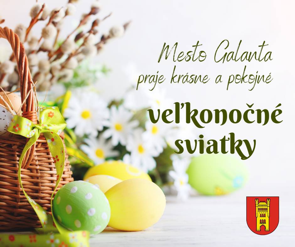 Nech sú vaše veľkonočné sviatky naplnené radosťou, pokojom a príjemnými chvíľami s rodinou.