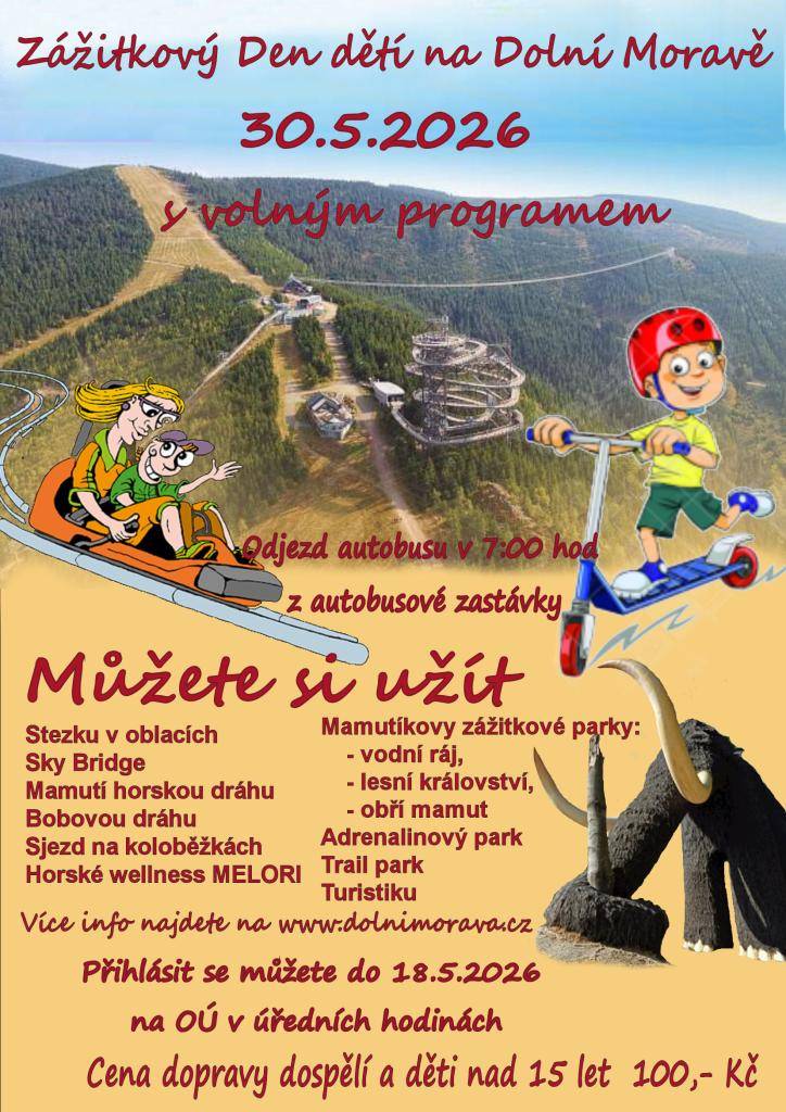 Zájezd ke dni dětí