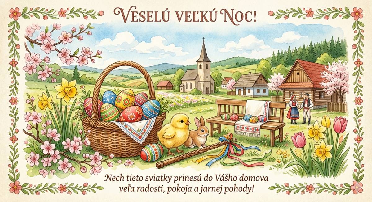 Veľkonočné prianie zamestnancov Obecného úradu, členov obecných komisií, poslancov obecného zastupiteľstva a starostu obce.