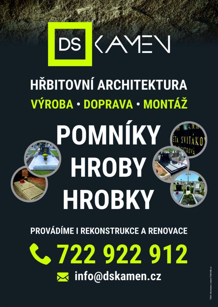 Ve středu 8.4.2026 v 15:30 navštíví hřbitov Předín kameníci z firmy DS kamen (tel. 722 922 912).  Budou poskytovat bezplatné konzultace a přijímat objednávky na stavby a opravy hrobů včetně zlacení a přípisů.