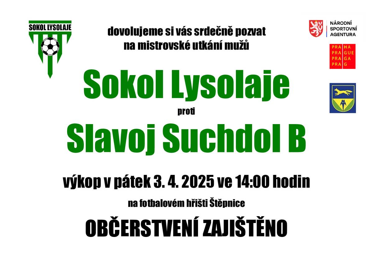 První jarní utkání mužů na Velký Pátek  3.4.2026