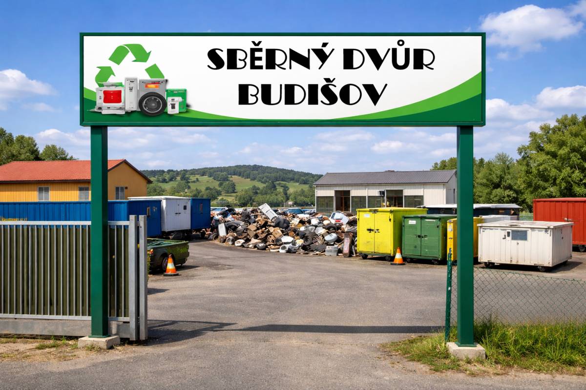 Firma ESKO-T oznamuje občanům, že sběrný dvůr v Budišově bude v sobotu 4.4.2026 UZAVŘENÝ.  Znovu otevřeno bude ve středu 8.4.2026.