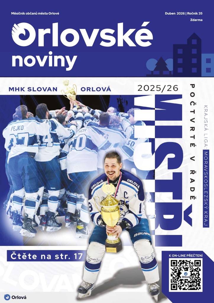 Letošní 4. číslo Orlovských novin už putuje do vašich schránek a na odběrná místa! Najdete v nich důležité informace z úřadu, medailonky výjimečných žen, které letos převzaly ocenění za svou pedagogickou činnost, fotogalerii nových občánků, zprávy o mimořádných úspěších našich sportovců, kalendárium a mnoho dalšího. Elektronic...