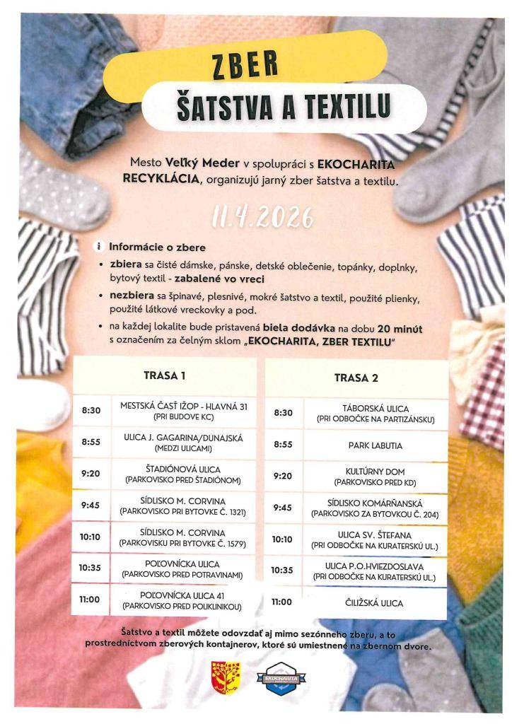 Zber šatstva a textilu