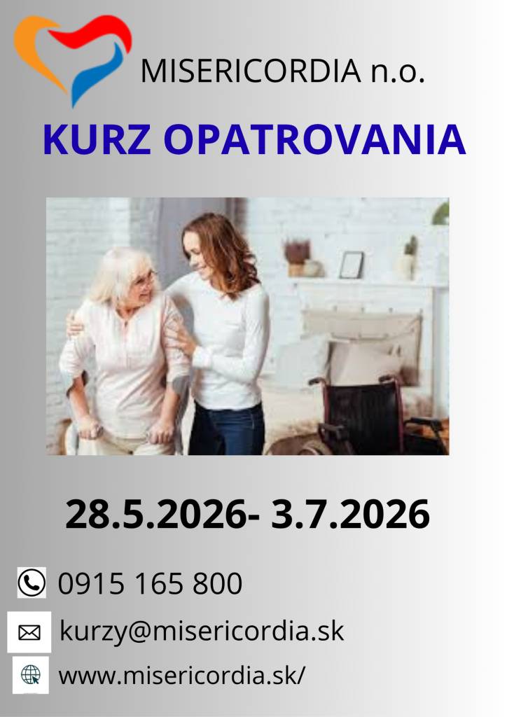 ponúka Nezisková organizácia Misericordia v Brezne