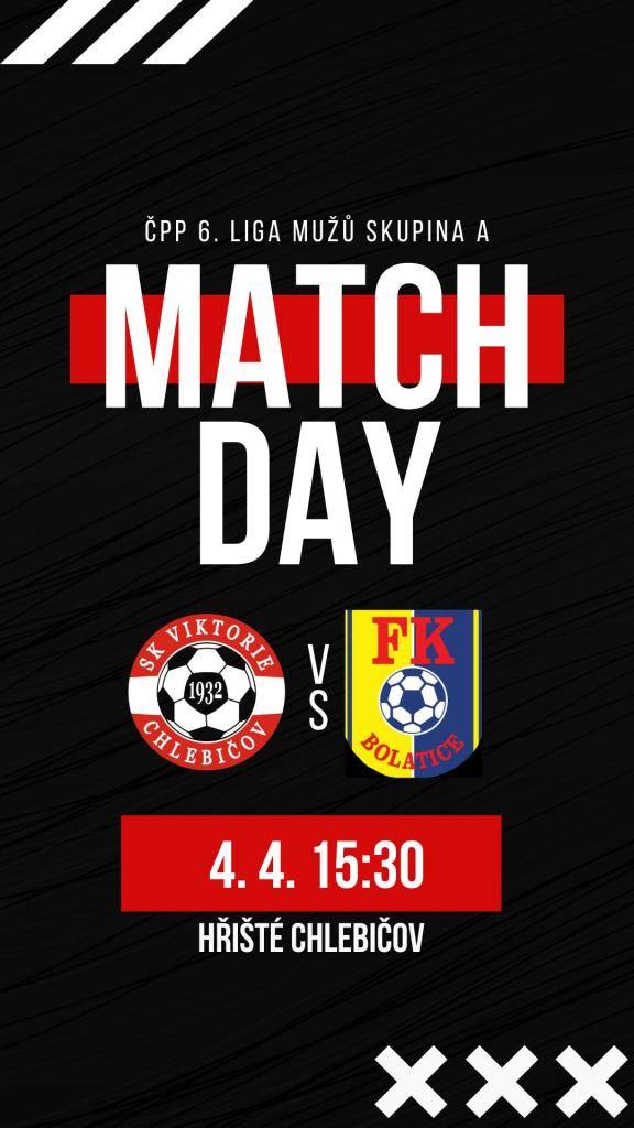 Mistrovské utkání A družstva na domácím hřišti proti Bolaticím, a to v sobotu 4. dubna od 15:30 hod.