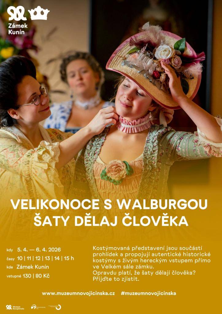 zápis do MŠ, Velikonoční prohlídky zámku Kunín, Velikonoce na zámku Lešná, velikonoční den na Jičině, jazykové kurzy