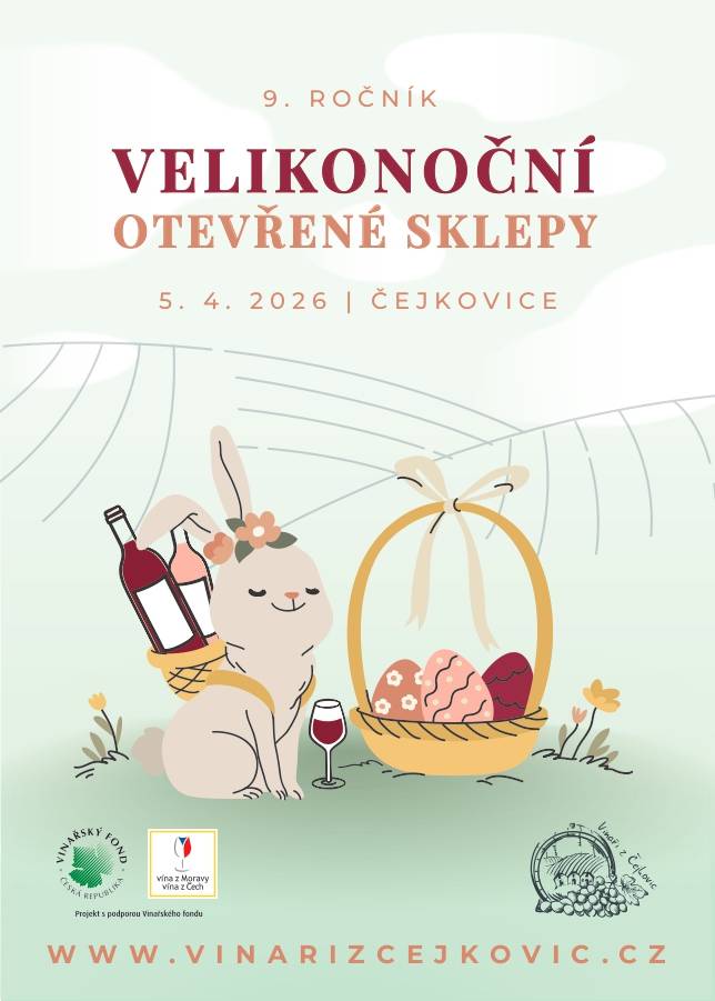 Kdy: 5.4.2026 od 9:00  Kde: Vinařství v Čejkovicích