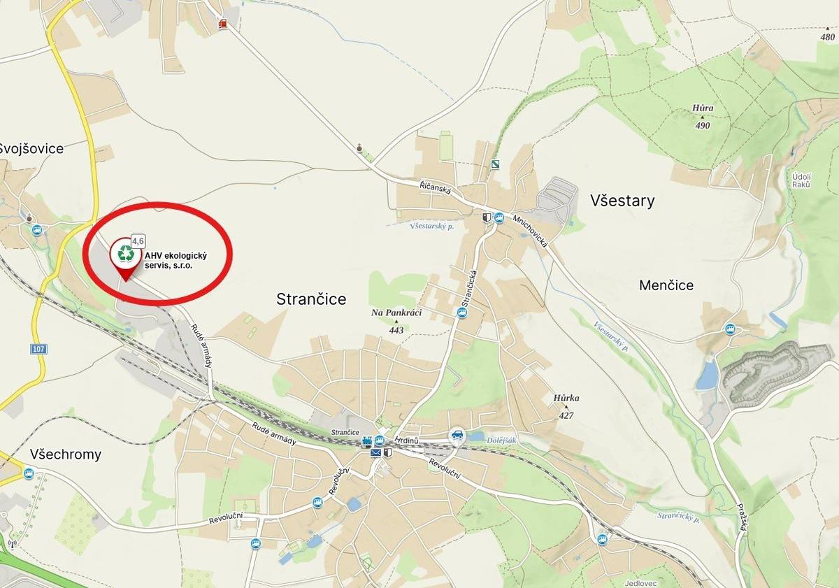 Obec Všestary má od dubna roku 2026 smluvně zajištěn sběrný dvůr u svojšovické firmy AHV ekologický servis, s.r.o. Občan s trvalým pobytem v obci, který se prokáže občanským průkazem, zde může ročně odevzdat odpad do limitu 200 kg na nemovitost zdarma, nad tento limit musí zaplatit dle ceníku. Například za skříň nebo matraci zaplatíte ca. 6 Kč/1 kg, za kyselinu 25 Kč/1 kg. Občané bez trvalého pobytu mohou služeb sběrného dvora využívat také, ale musí za odpad vždy zaplatit. Nemají prvních 200 kg zdarma. Elektroodpad je v rámci zpětného odběru zdarma, naopak veškerý stavební odpad si každý hradí vždy sám. Sběrný dvůr se nachází na adrese Svojšovice 40, 251 63 Strančice. Úvodní_stránka společnosti AHV. Provozní doba sběrného dvora.