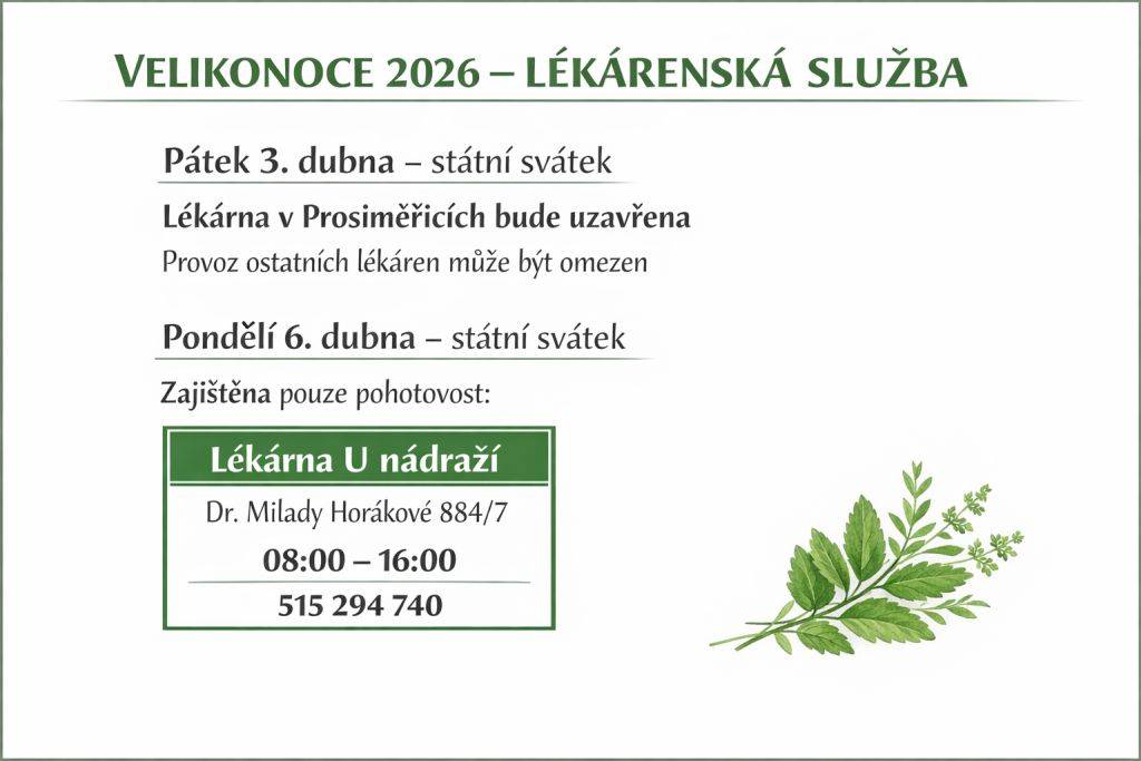 pátek 3.4 a pondělí 6.4.2026