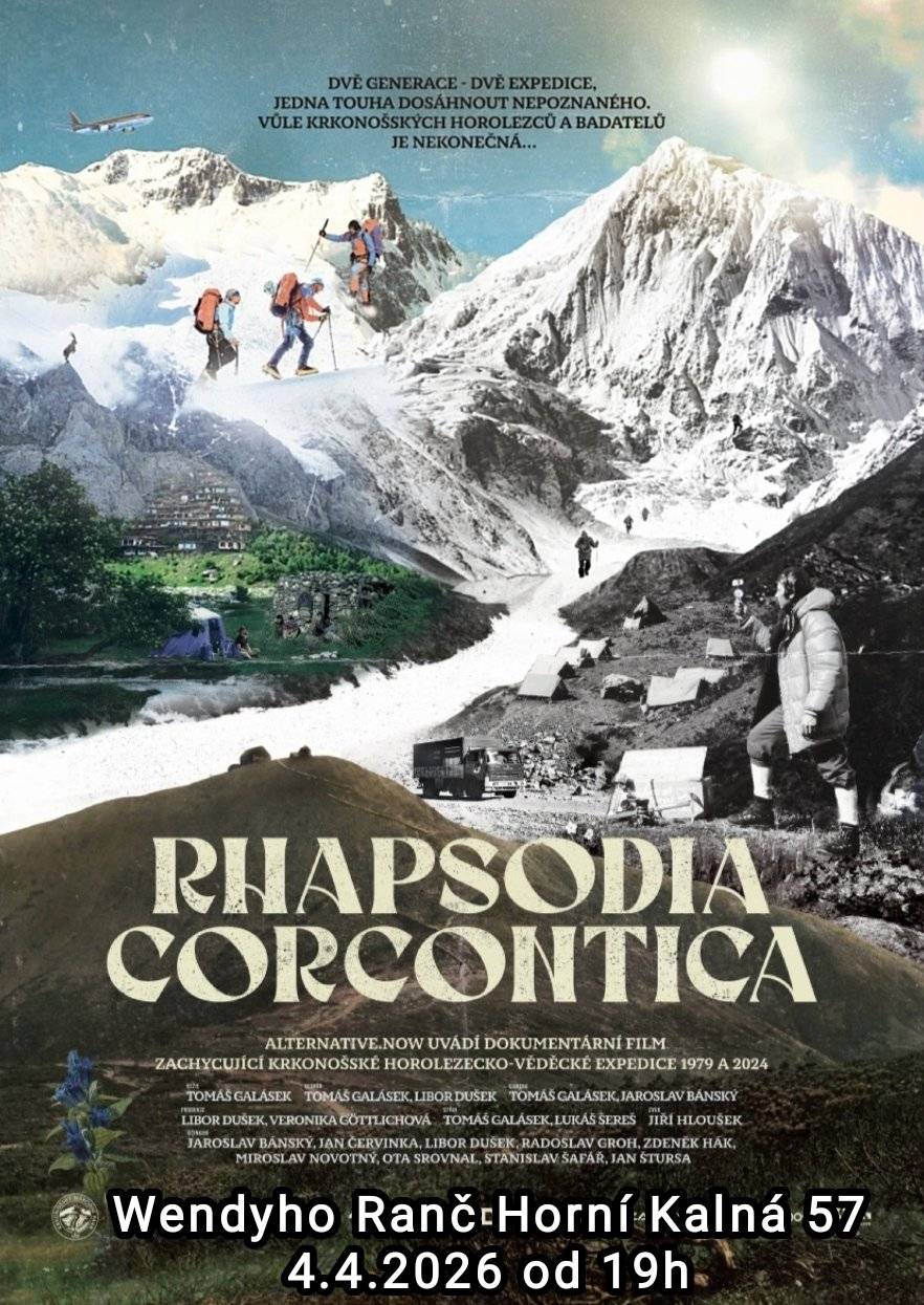 Wendyho Ranč v Horní Kalné zve v sobotu 4. dubna od 19:00 na přednášku o Krkonošské horolezecko-vědecké expedici (1979 a 2024) do pákistánského pohoří Karákoram na horu Muchu Chhish (Muču Kiš).