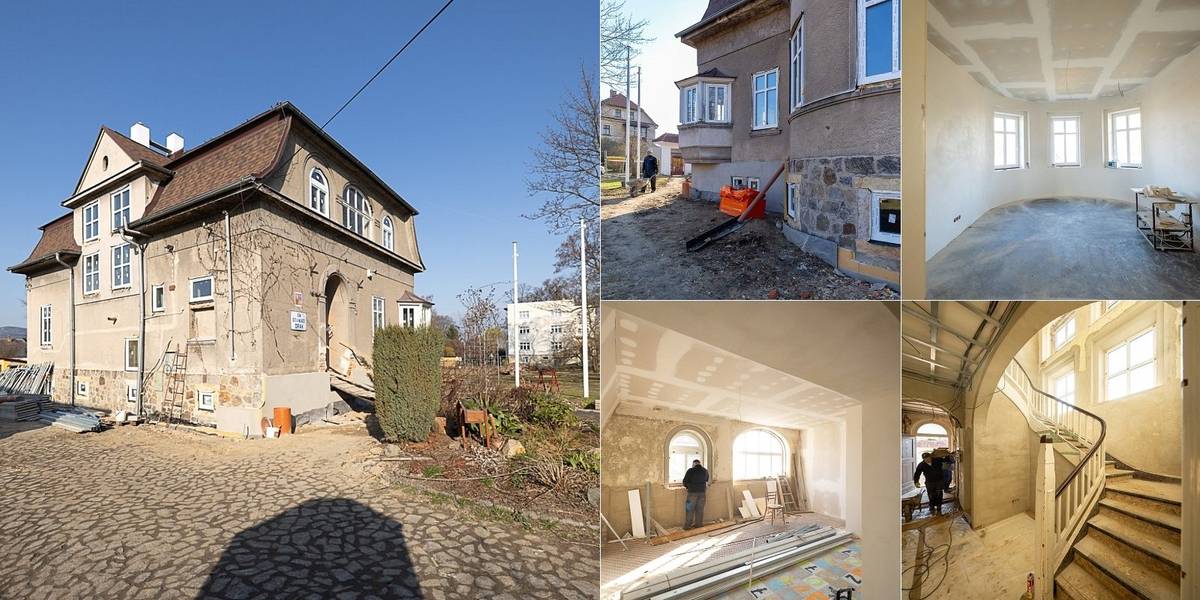 Fotogalerie na Zoneramě (odkaz) 💎 >>> Rekonstrukcí prochází další z nádherných budov ve městě - Dům dětí a mládeže Drak.