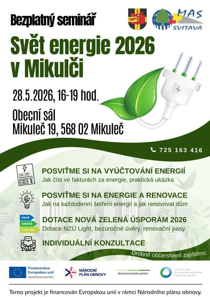 Akce se uskuteční 28.5.2026 od 16. hodin.