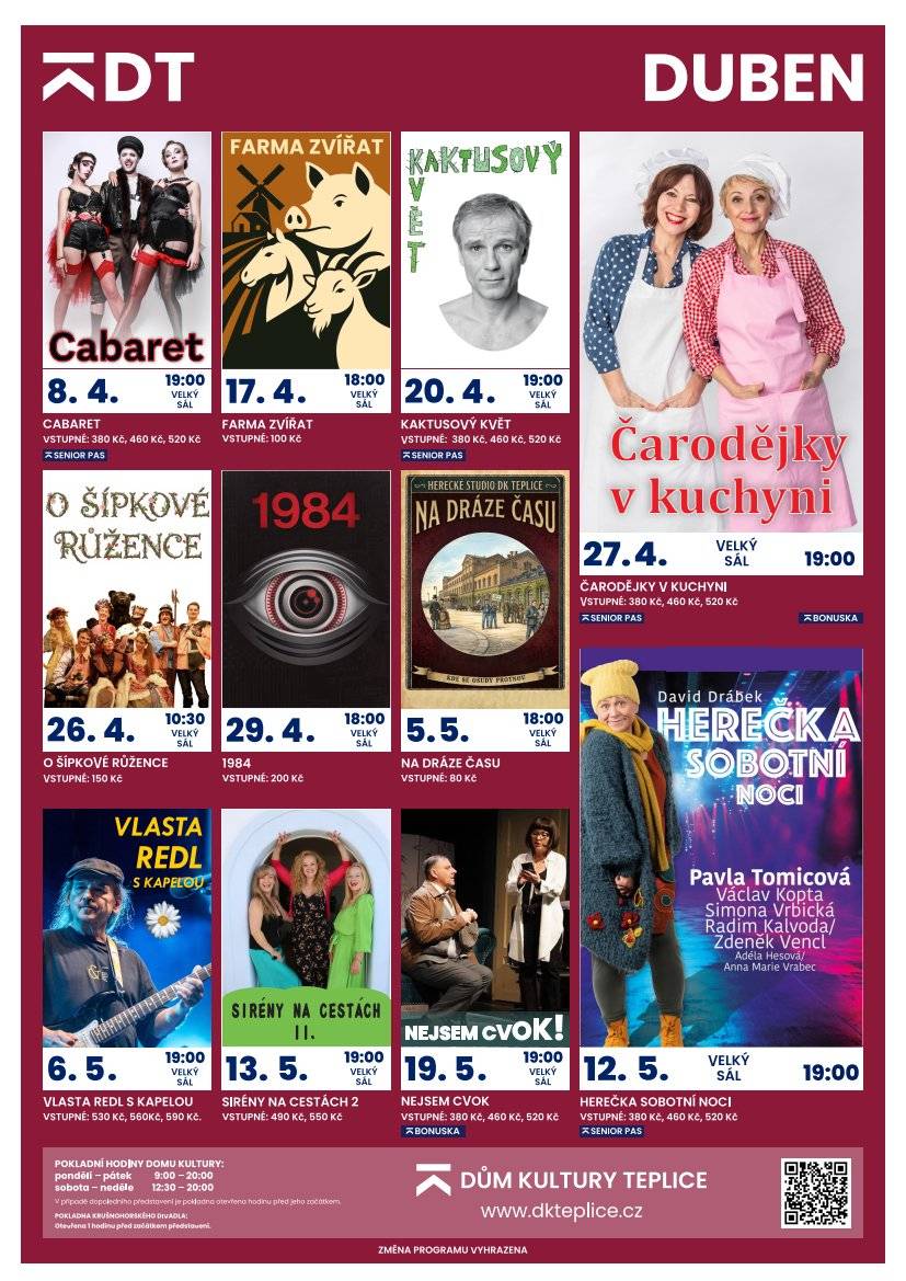 Programová nabídka.