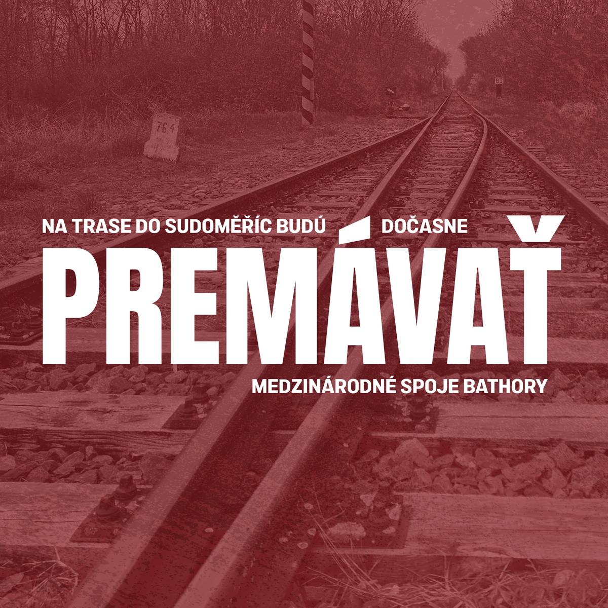 Vážení občania, na základe informácií ZSSK oznamujeme, že od zajtra (3. apríla) až do nedele (5. apríla) bude na trase Skalica - Sudoměřice obnovené vlakové spojenie. Z dôvodu výluky na českej infraštruktúre v úseku Hodonín – Moravský Písek budú cez Skalicu odklonené medzinárodné vlaky EC 130 a EC 131 BATHORY. V tejto súvislosti odporúčame sledovať aktuálne informácie na webe ZSSK v sekcii Aktuality. Vieme, že mnohí obyvatelia sú zvyknutí trať využívať ako peší prechod alebo miesto na fotenie, pretože ju považujú za odstavenú. Prosíme, nezabúdajte, že vstup do koľajiska mimo vyhradených miest je nielen nebezpečný, ale aj v rozpore s platnými predpismi. Vyzývame preto všetkých, aby zvýšili opatrnosť v okolí trate a neprechádzali cez ňu mimo vyhradených priecestí.