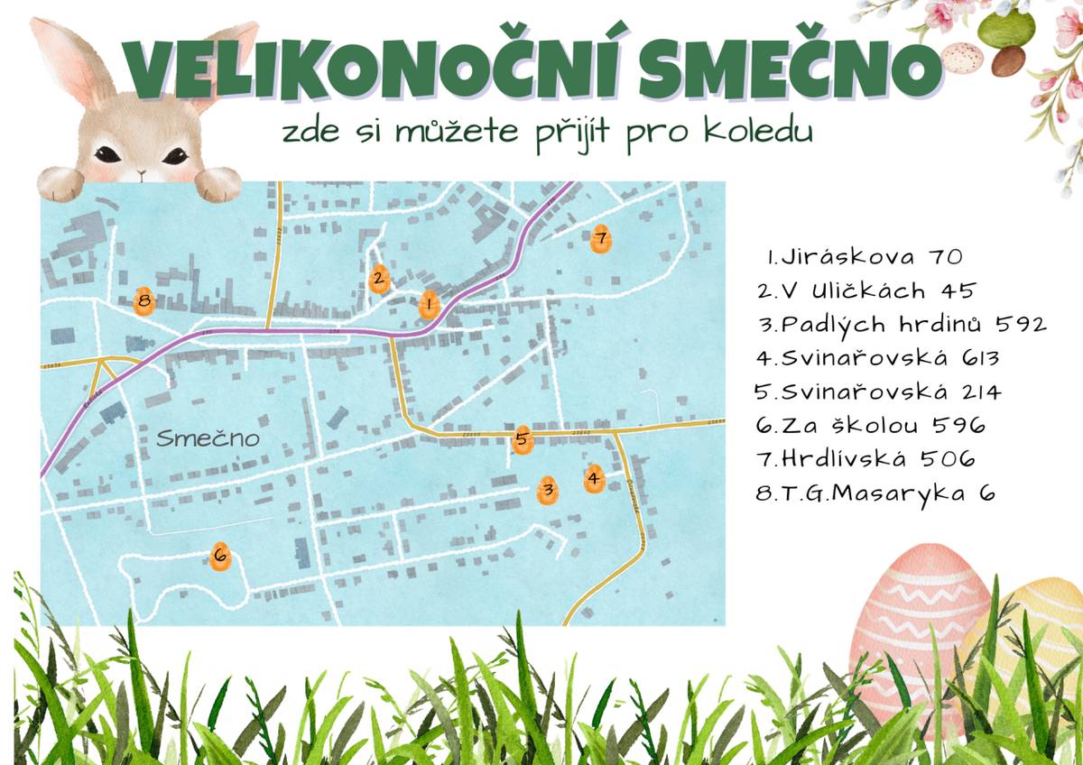 Kam si koledníci mohou přijít pro koledu...