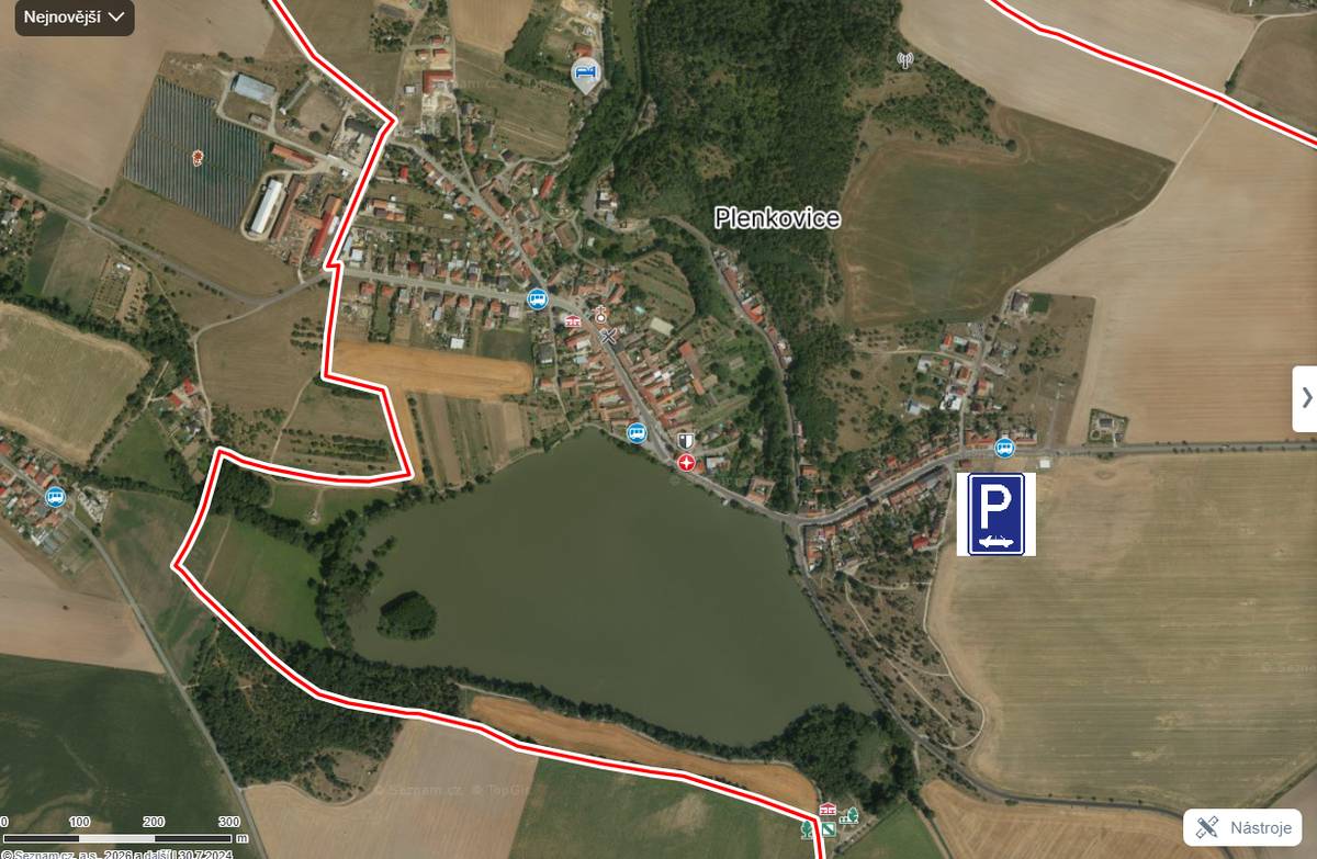 Upozorňujeme návštěvníky Zajíčkové stezky konané dne 4.dubna 2026 na záchytné parkoviště, které bude na horním fotbalovém hřišti viz. mapka obce.