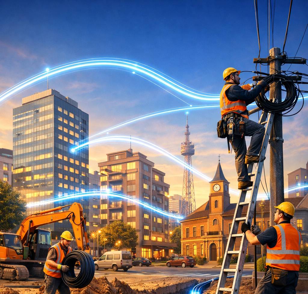 Obyvatelé Žatce se mohou těšit na další možnost rychlého připojení k internetu díky výstavbě nové optické sítě společnosti Vodafone.