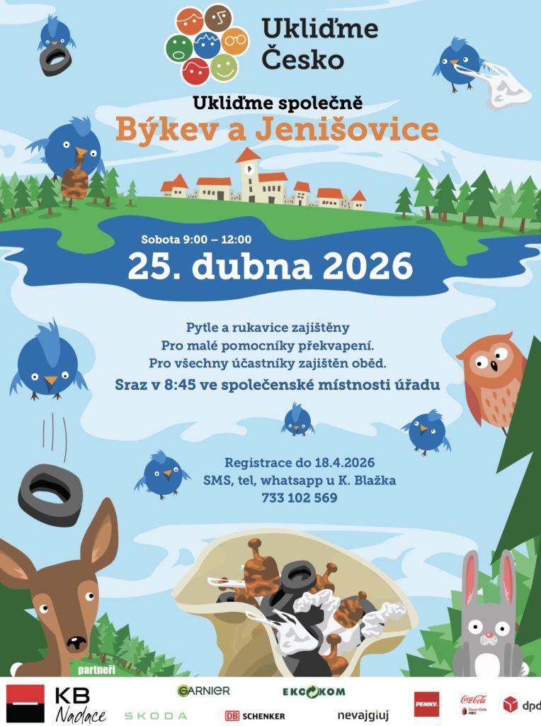 V sobotu 25.4.2026 od 9:00 do 12:00