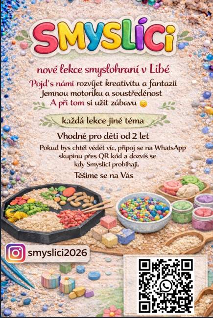 Pojď s námi rozvíjet kreativitu a fantazii. Vhodné pro děti od 2 let.