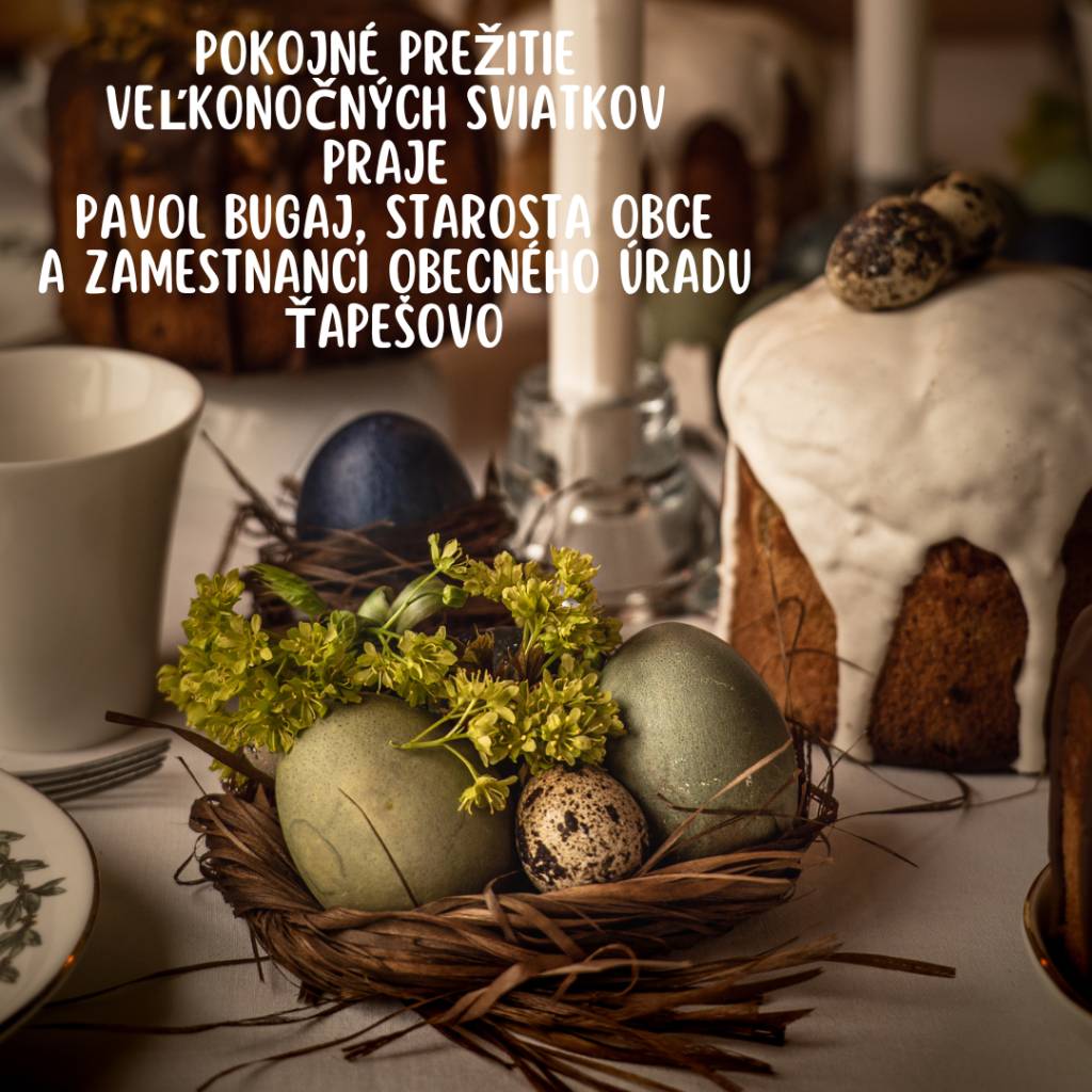 Pokojné prežitie veľkonočných sviatkov