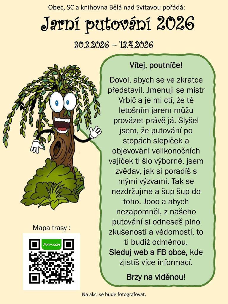 JARNÍ PUTOVÁNÍ 30.3. -13.4.2026