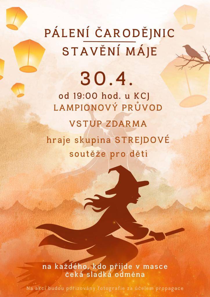 Pálení čarodějnic a stavění máje