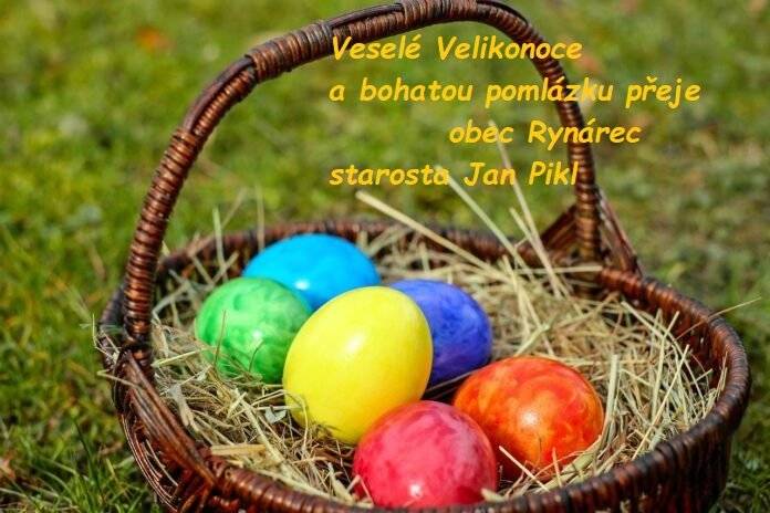 Vážení spoluobčané, přinášíme Vám velikonoční vydání Rynáreckého zpravodaje. Příjemné čtení a krásné Velikonoce. Jan Pikl