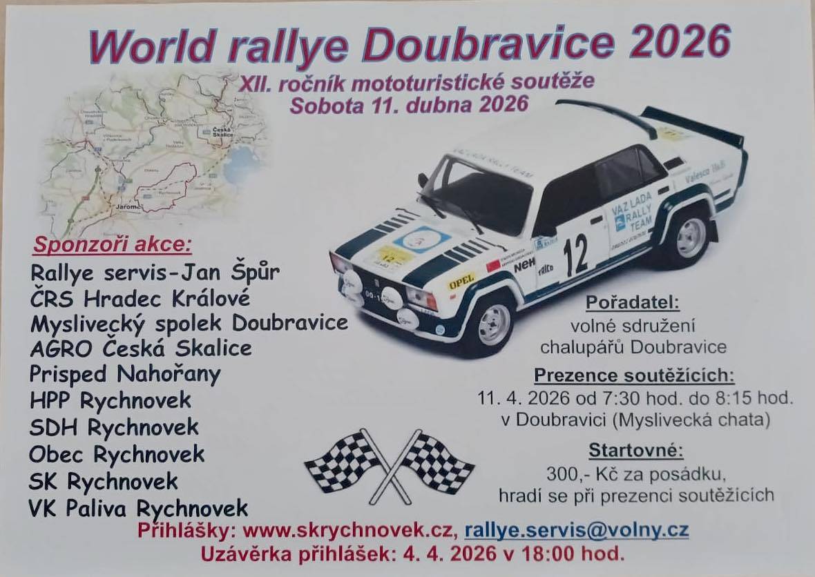World rallye Doubravice 2026