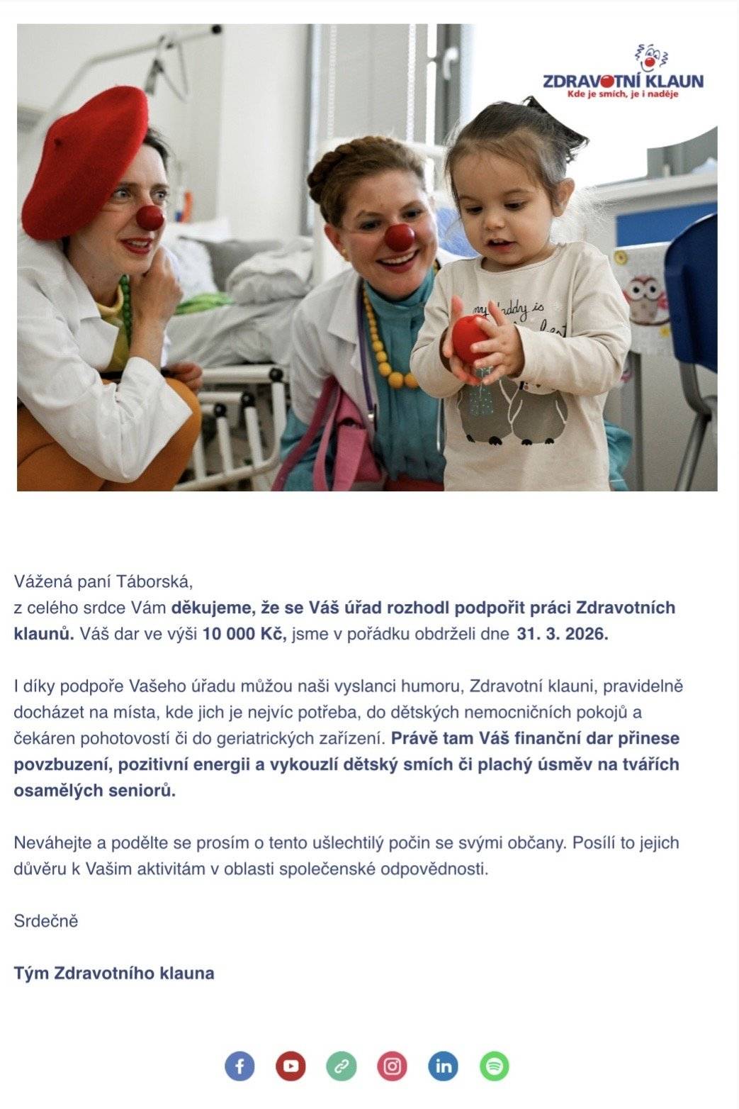 Opět jsme podpořili dobrou věc 🙏🏼♥️