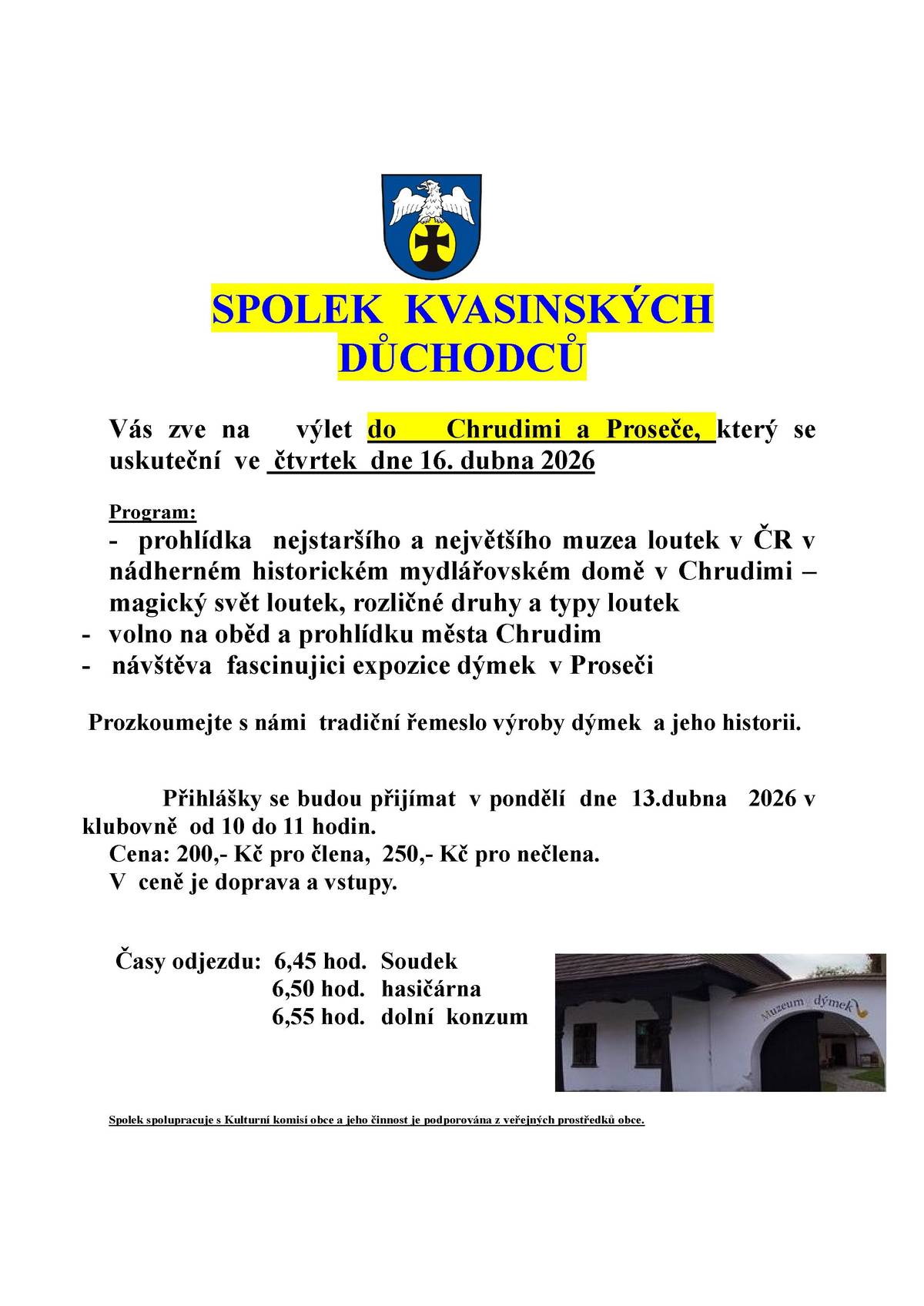 do Chrudimi a Proseče