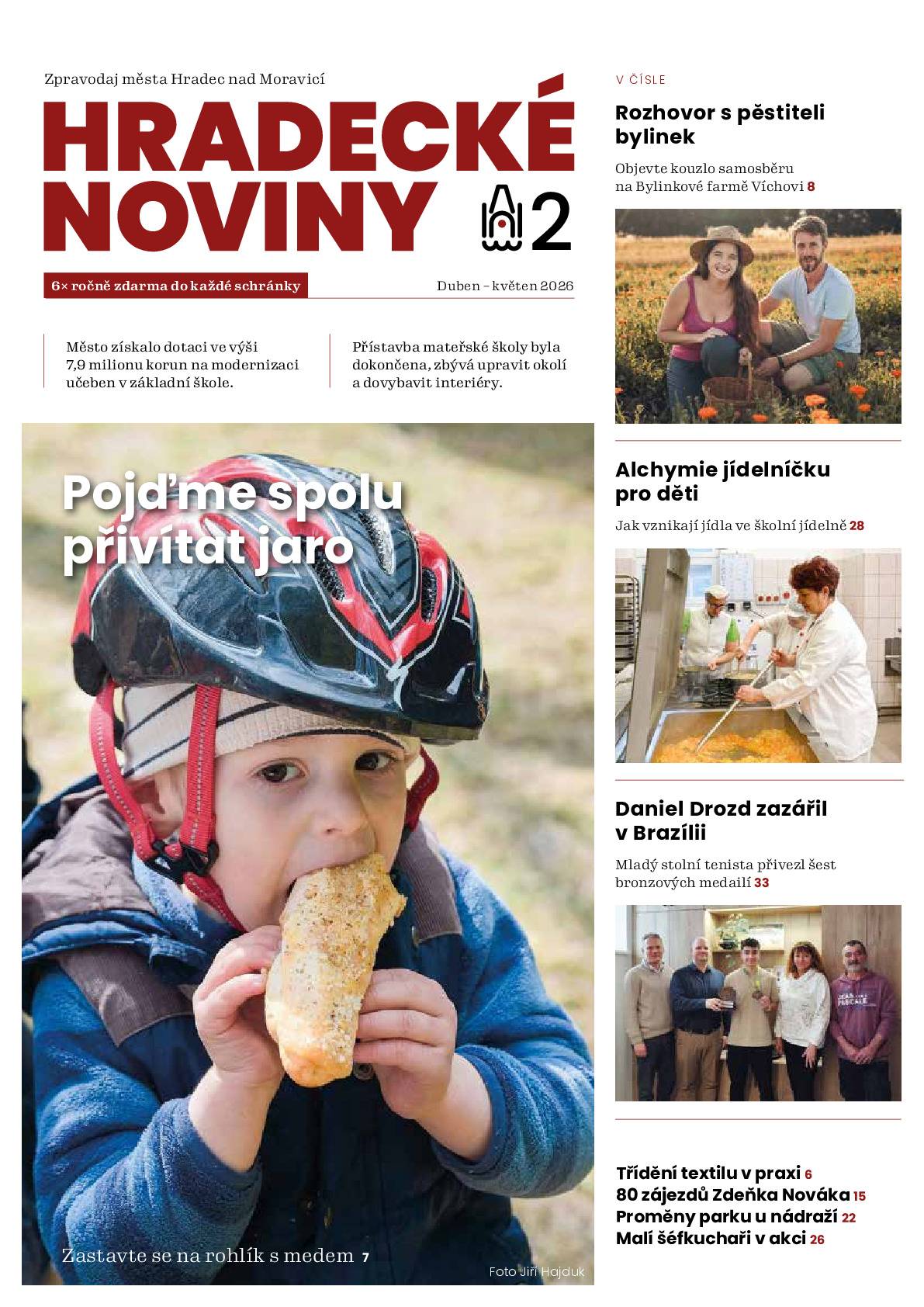 Přinášíme další číslo Hradeckých novin, které jsou postupně distribuovány do vašich poštovních schránek.
